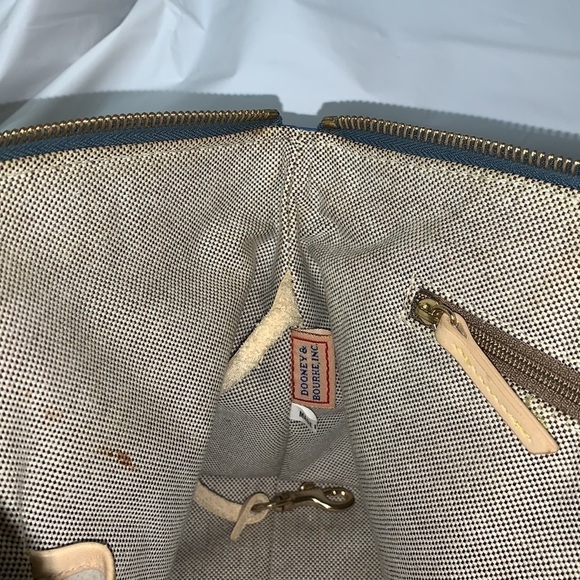 DOONEY and Bourke Signature Blue Satchel - Picture 13 of 16